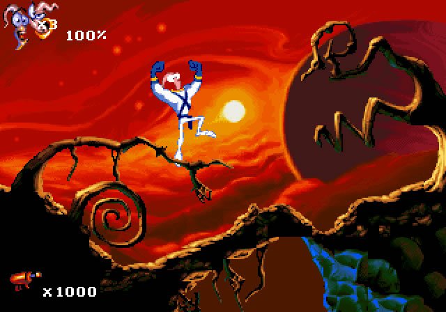 earthworm-jim-2 screenshot for dos