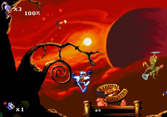 earthworm-jim-2 screenshot for dos