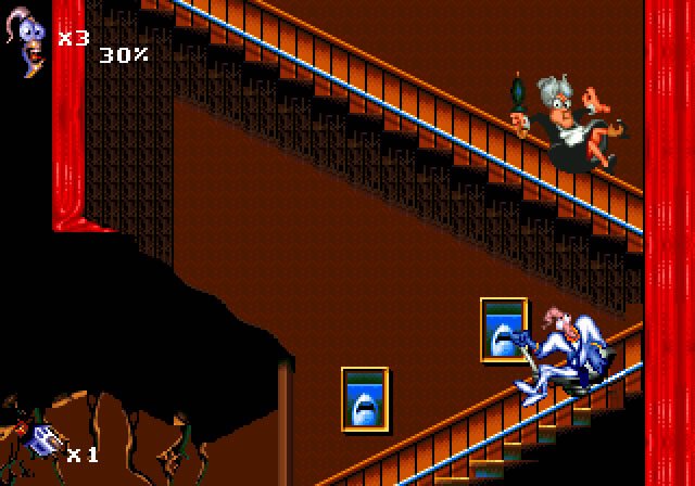 earthworm-jim-2 screenshot for dos