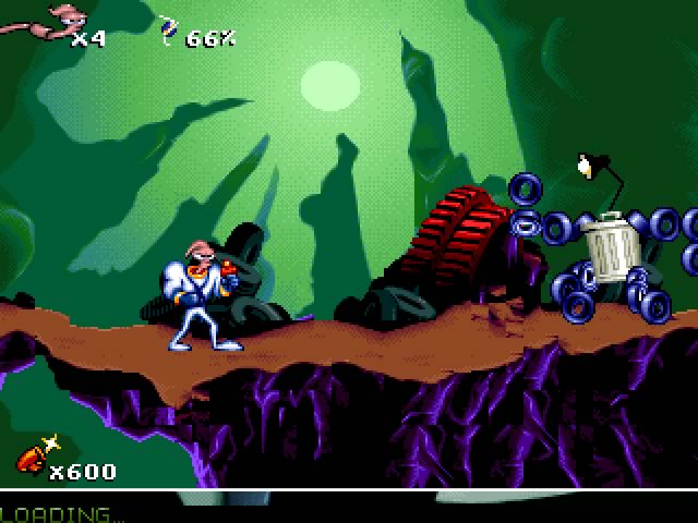 earthworm-jim screenshot for dos