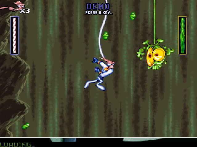 earthworm-jim screenshot for dos