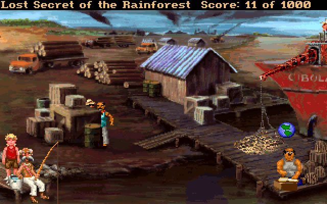 ecoquest-2-lost-secret-of-the-rainforest screenshot for dos