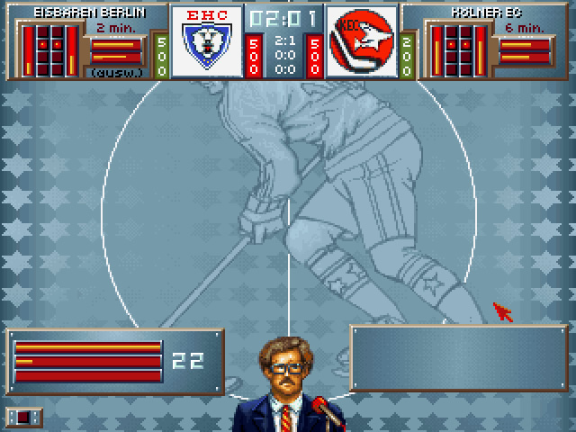 eishockey-manager screenshot for dos