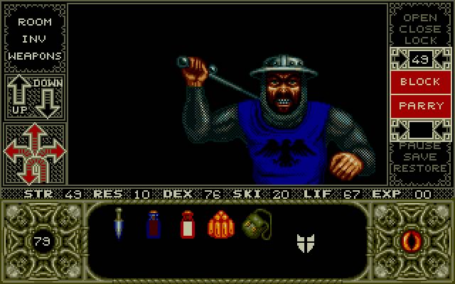 elvira-mistress-of-the-dark screenshot for dos