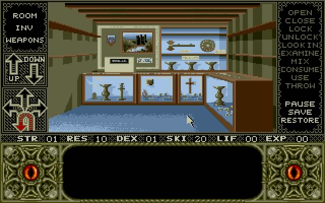 elvira-mistress-of-the-dark screenshot for dos