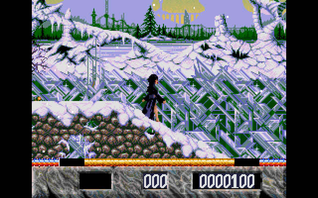 elvira-the-arcade-game screenshot for dos