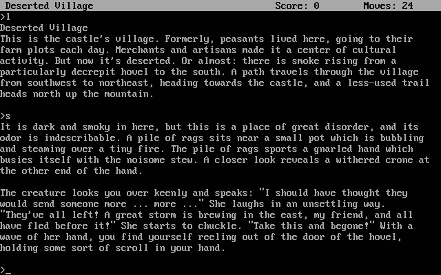 enchanter screenshot for dos