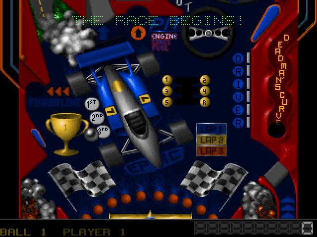 epic-pinball screenshot for dos