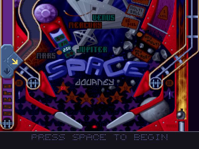 epic-pinball screenshot for dos