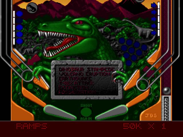 epic-pinball screenshot for dos