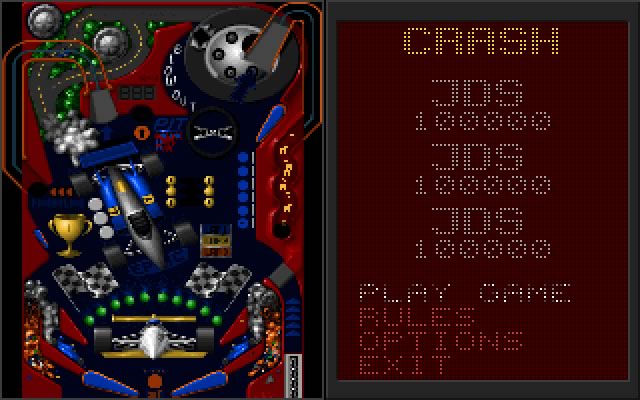 epic-pinball screenshot for dos