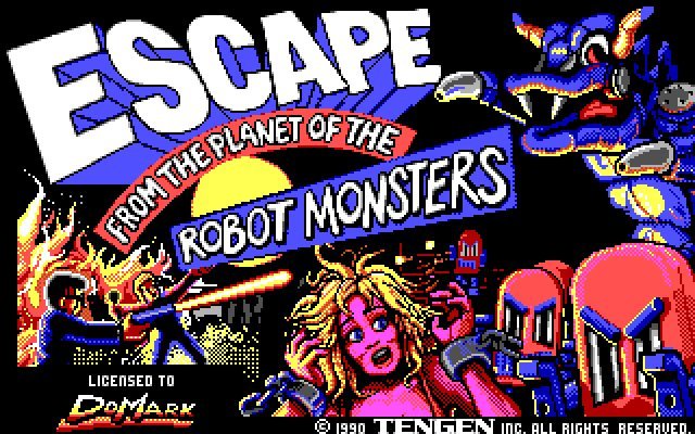 escape-from-the-planet-of-the-robot-monsters screenshot for dos