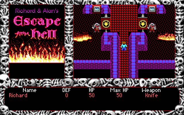 escape-from-hell screenshot for dos