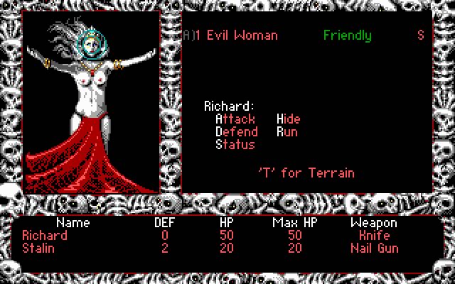 escape-from-hell screenshot for dos
