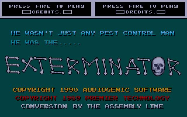 exterminator screenshot for dos