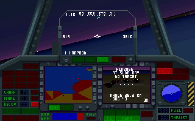 night-hawk-f-117a-stealth-fighter screenshot for dos