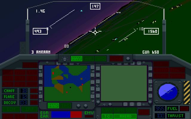 night-hawk-f-117a-stealth-fighter screenshot for dos