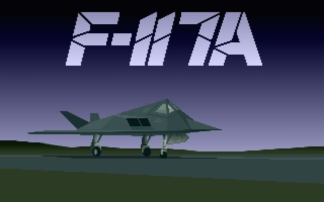 night-hawk-f-117a-stealth-fighter screenshot for dos