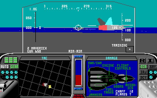 f-19-stealth-fighter screenshot for dos