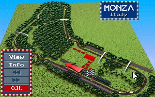 formula-1-grand-prix screenshot for dos