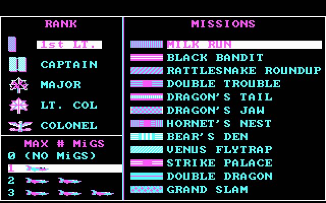 falcon screenshot for dos