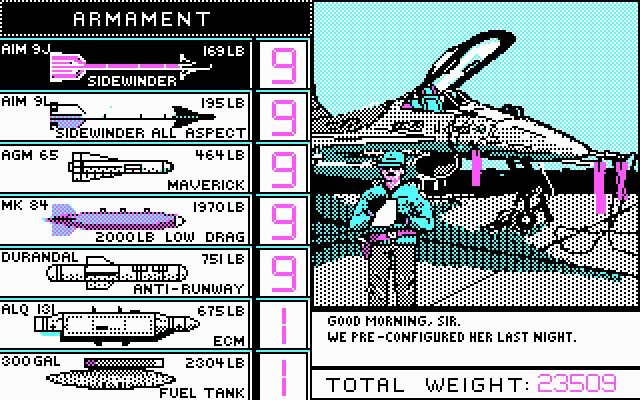 falcon screenshot for dos