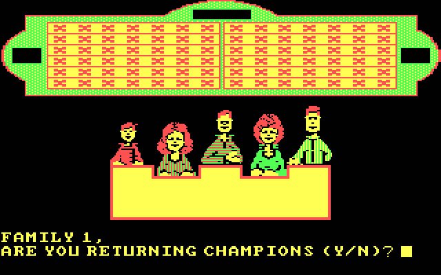 family-feud screenshot for dos