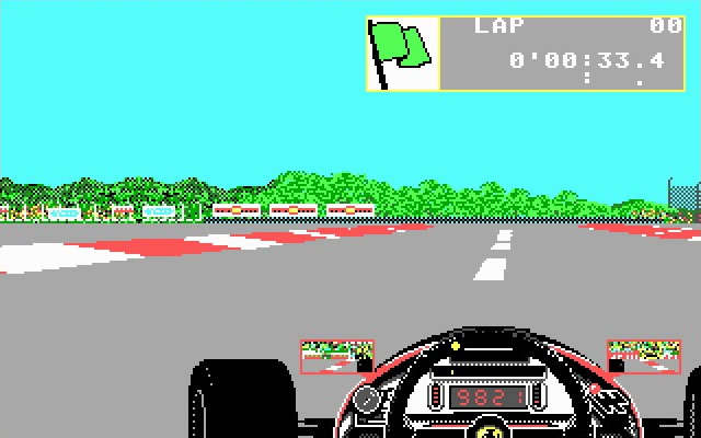 ferrari-formula-1 screenshot for dos