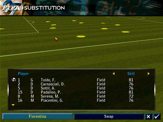 fifa-97 screenshot for dos