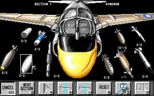 flight-of-the-intruder screenshot for dos