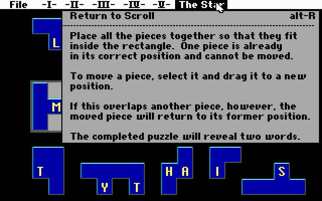 the-fool-s-errand screenshot for dos