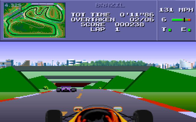 formula-one screenshot for dos