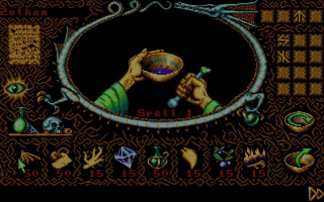 the-four-crystals-of-trazere screenshot for dos