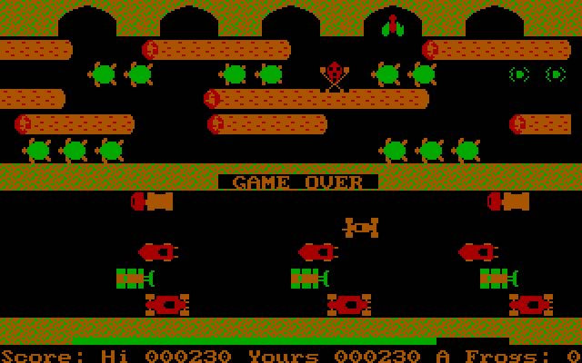 Frogger screenshot