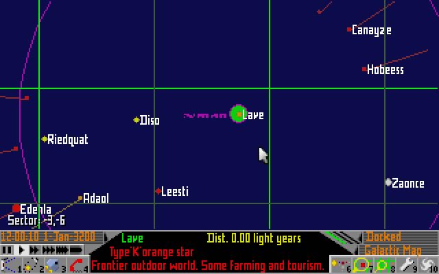 frontier-elite-2 screenshot for dos