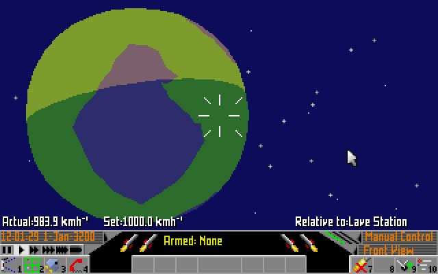 frontier-elite-2 screenshot for dos