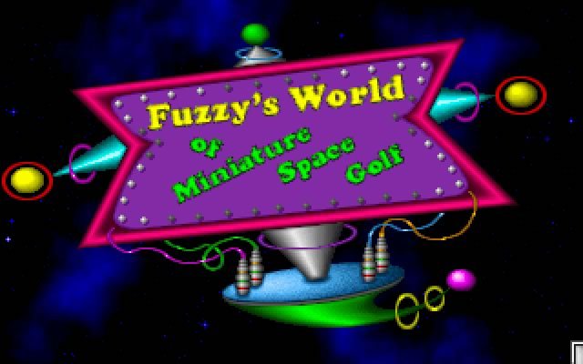 fuzzy-s-world-of-miniature-space-golf screenshot for dos