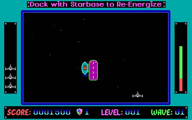 galactic-battle screenshot for dos