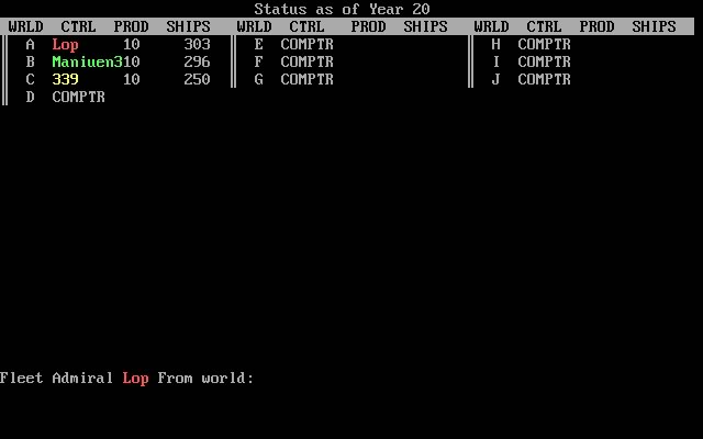 galaxy screenshot for dos