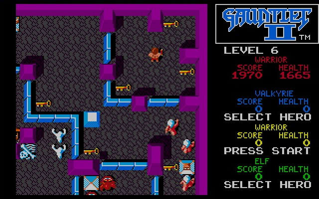 gauntlet-2 screenshot for dos