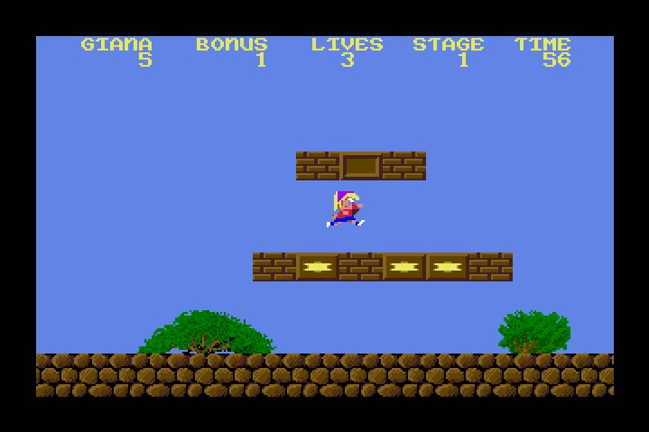 the-great-giana-sisters screenshot for dos