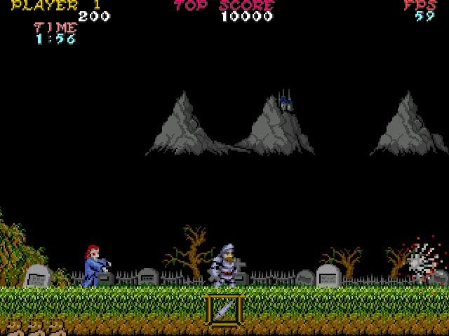 Ghosts 'n Goblins remake screenshot