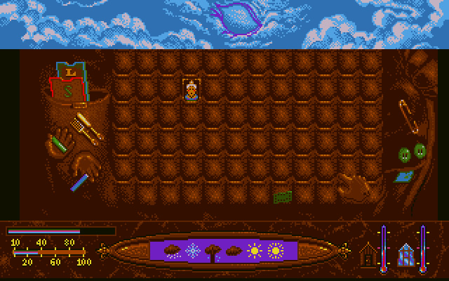 gnome-alone-a-k-a-the-magic-garden screenshot for dos