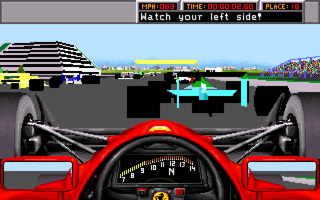 grand-prix-unlimited screenshot for dos