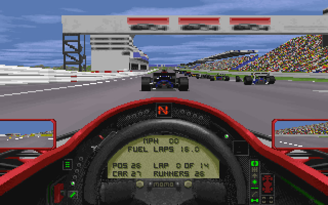 grand-prix-2 screenshot for dos