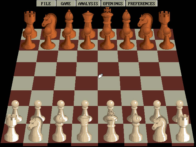 grandmaster-chess screenshot for dos