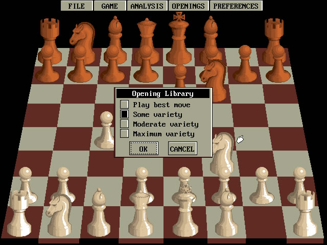grandmaster-chess screenshot for dos