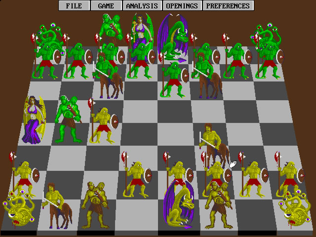 grandmaster-chess screenshot for dos