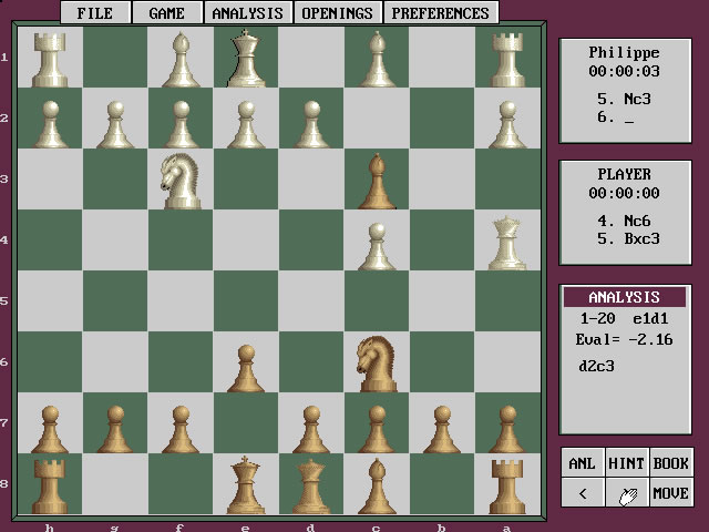 grandmaster-chess screenshot for dos