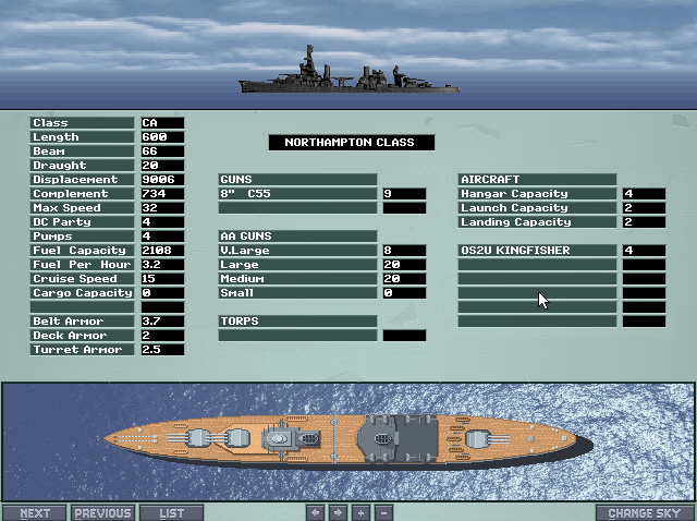 great-naval-battles-vol-3-fury-in-the-pacific-1941-1944 screenshot for dos